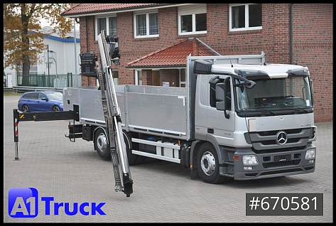 Lastkraftwagen > 7.5 - Pritsche - Mercedes-Benz - Actros 2541 MP3, Palfinger PK 21.000L, Lift-Lenk